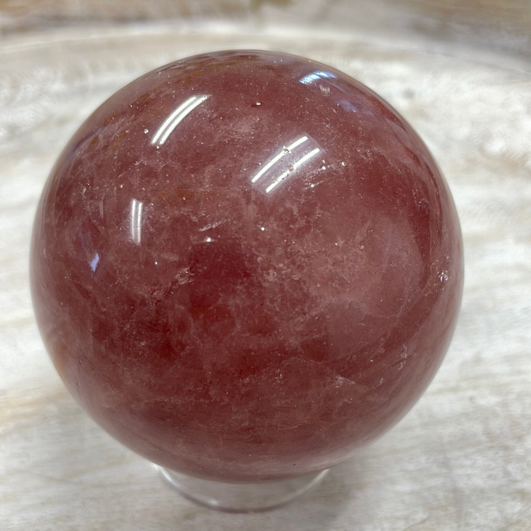 Strawberry Quartz Sphere