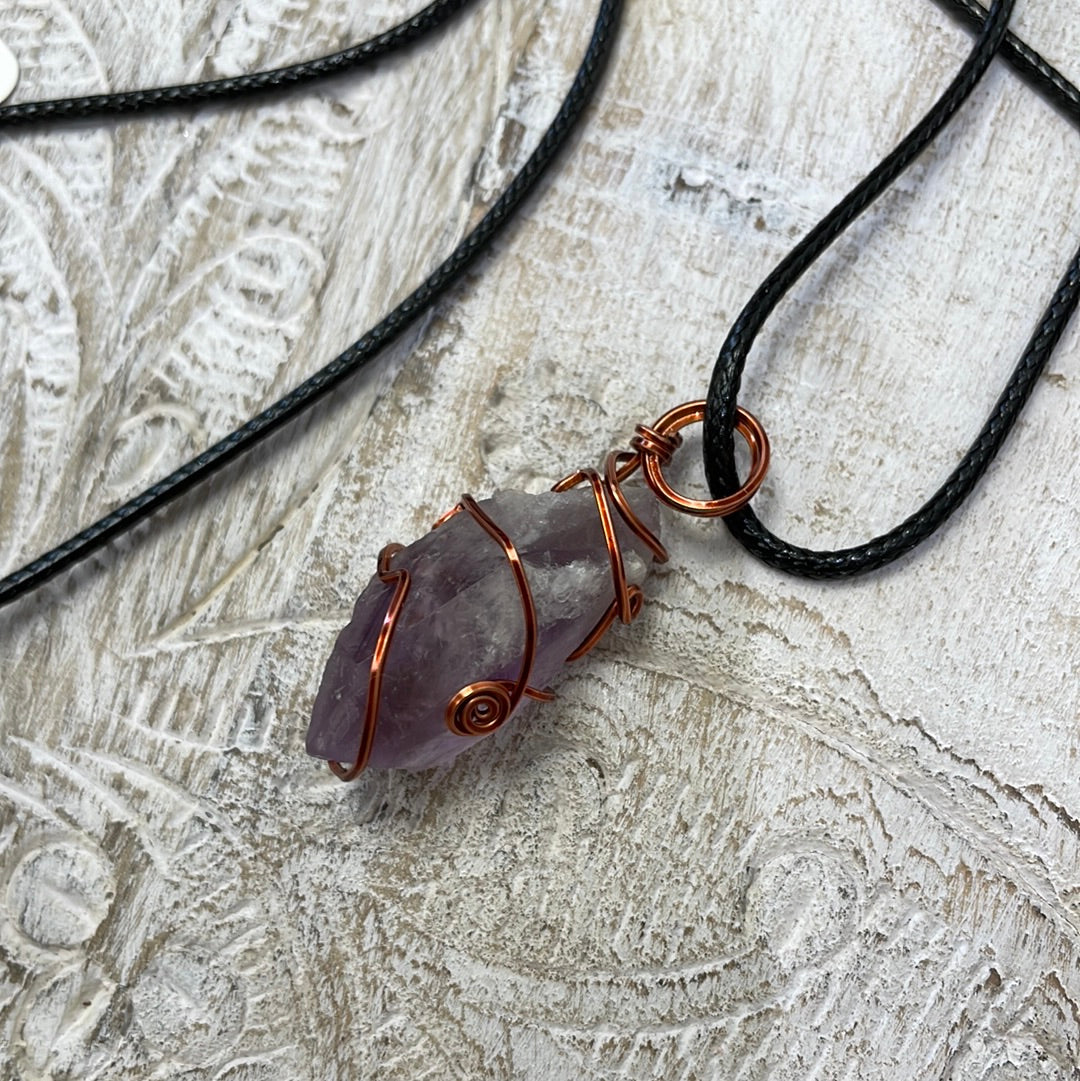 Amethyst Wire Wrapped