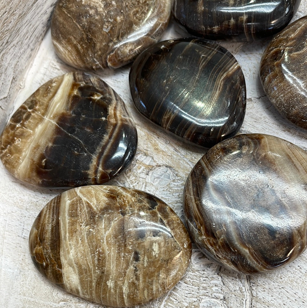 Chocolate Calcite Palm