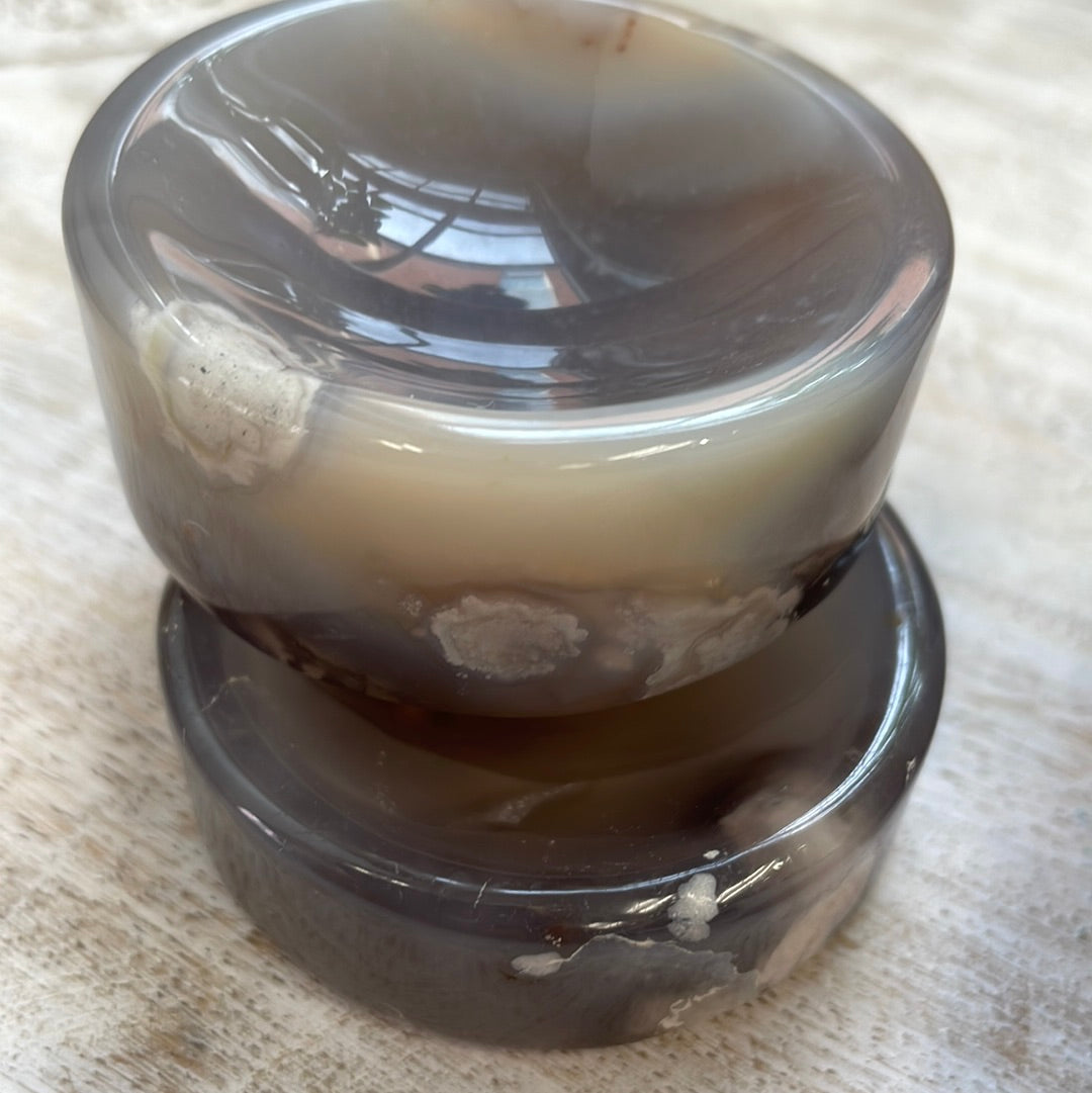 Flower Agate Bowl