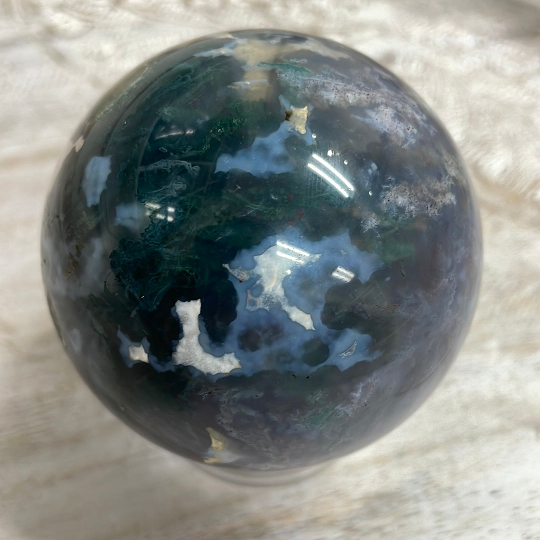 Moss Agate Sphere