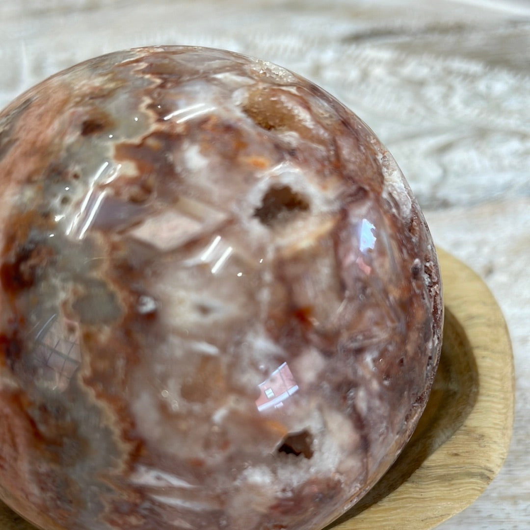 Crazy Lace Agate Sphere