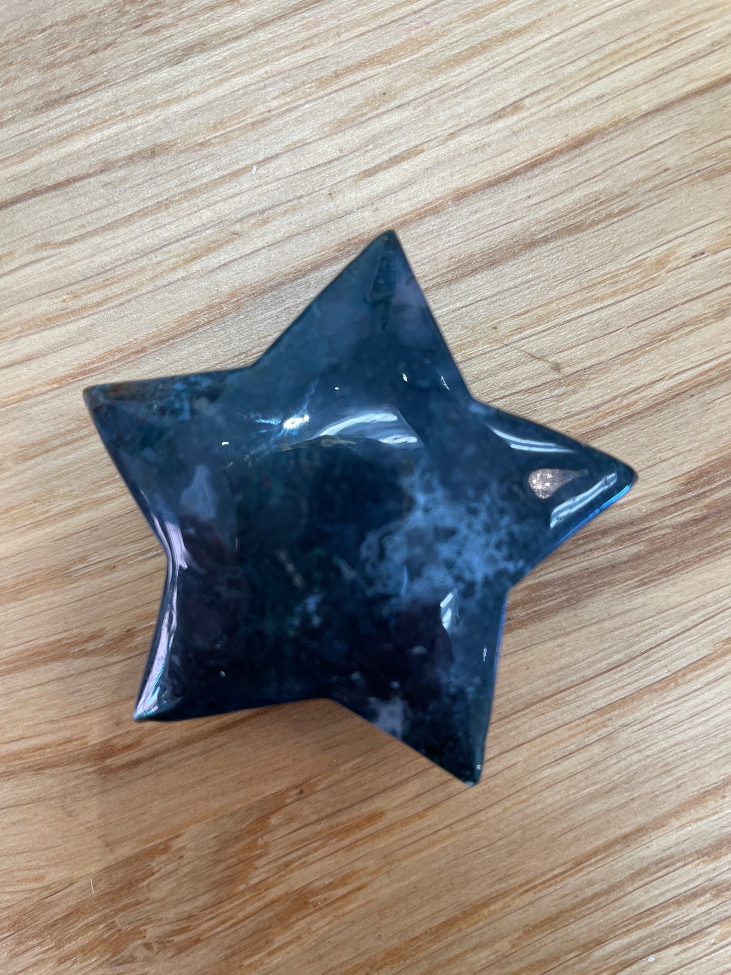 Moss Agate Star