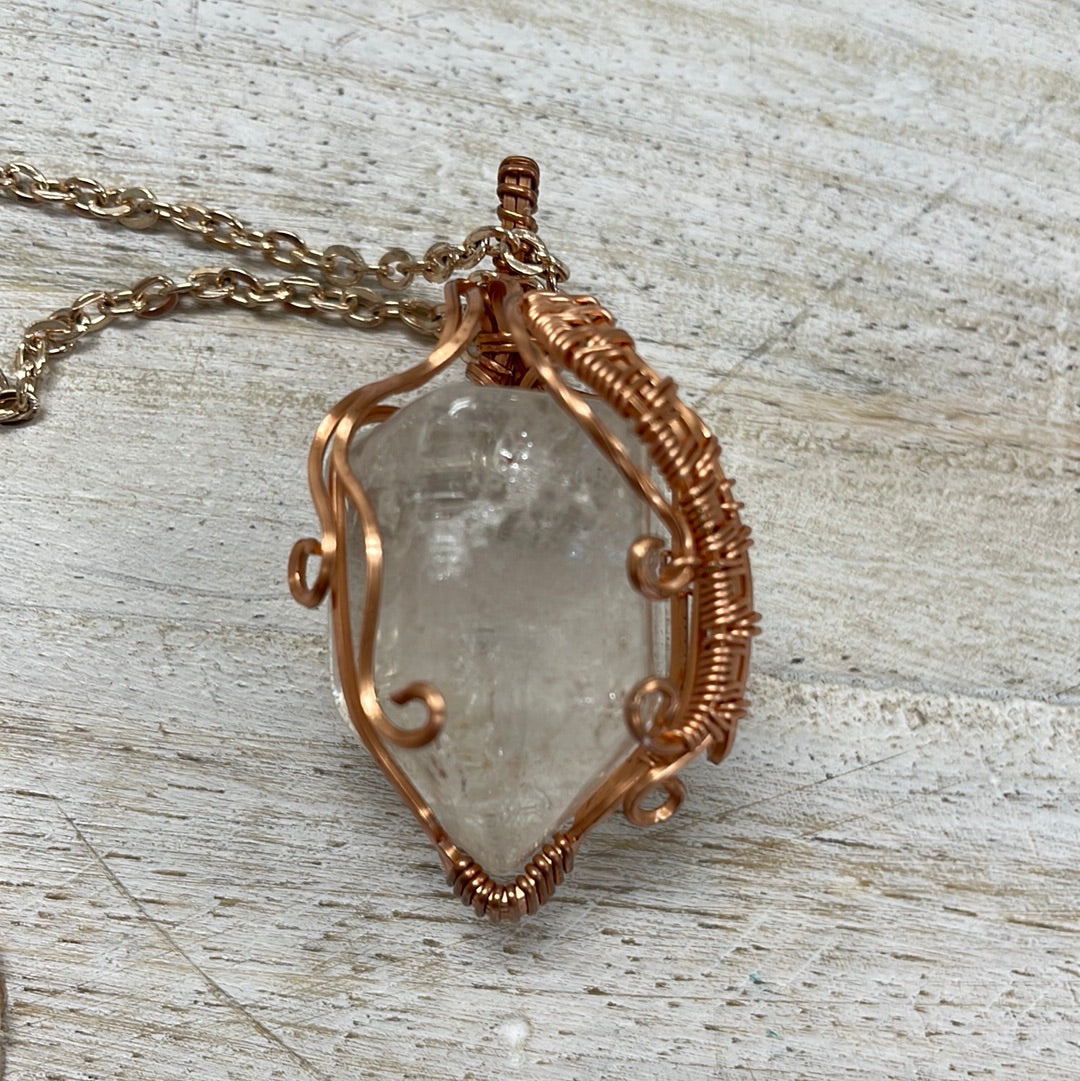 Wire Wrapped Quartz