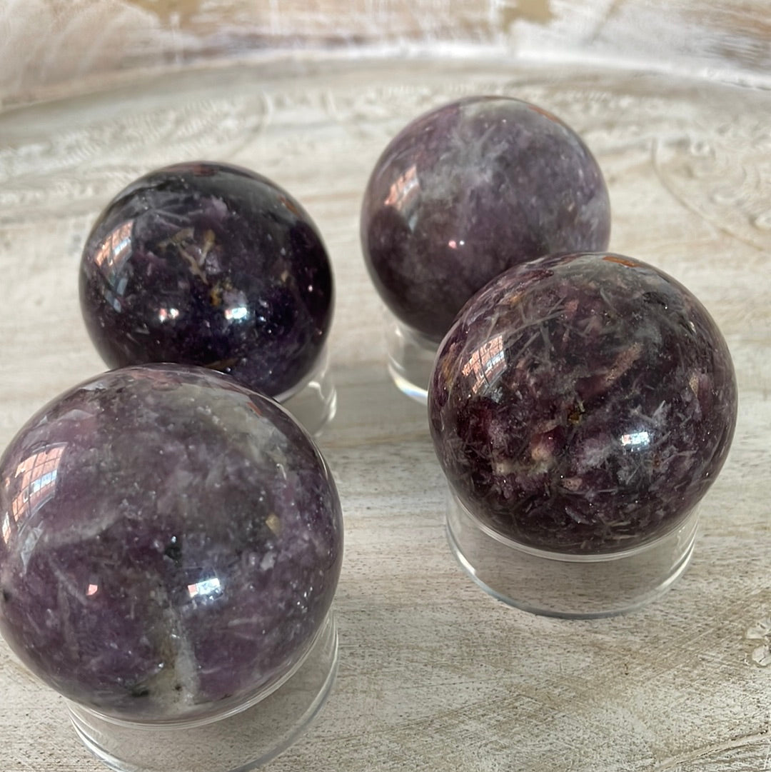 Lepidolite Sphere
