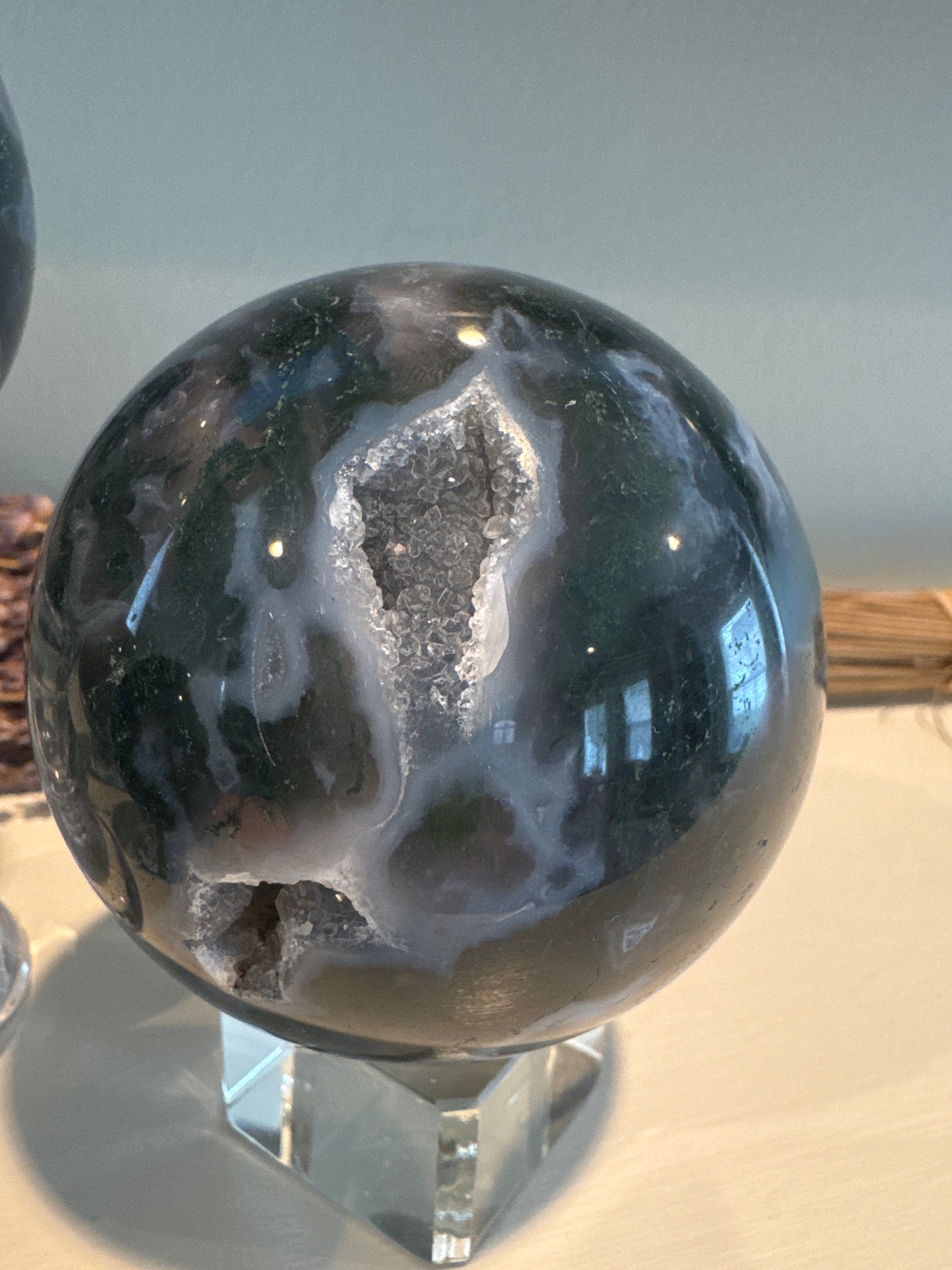 Moss Agate Sphere