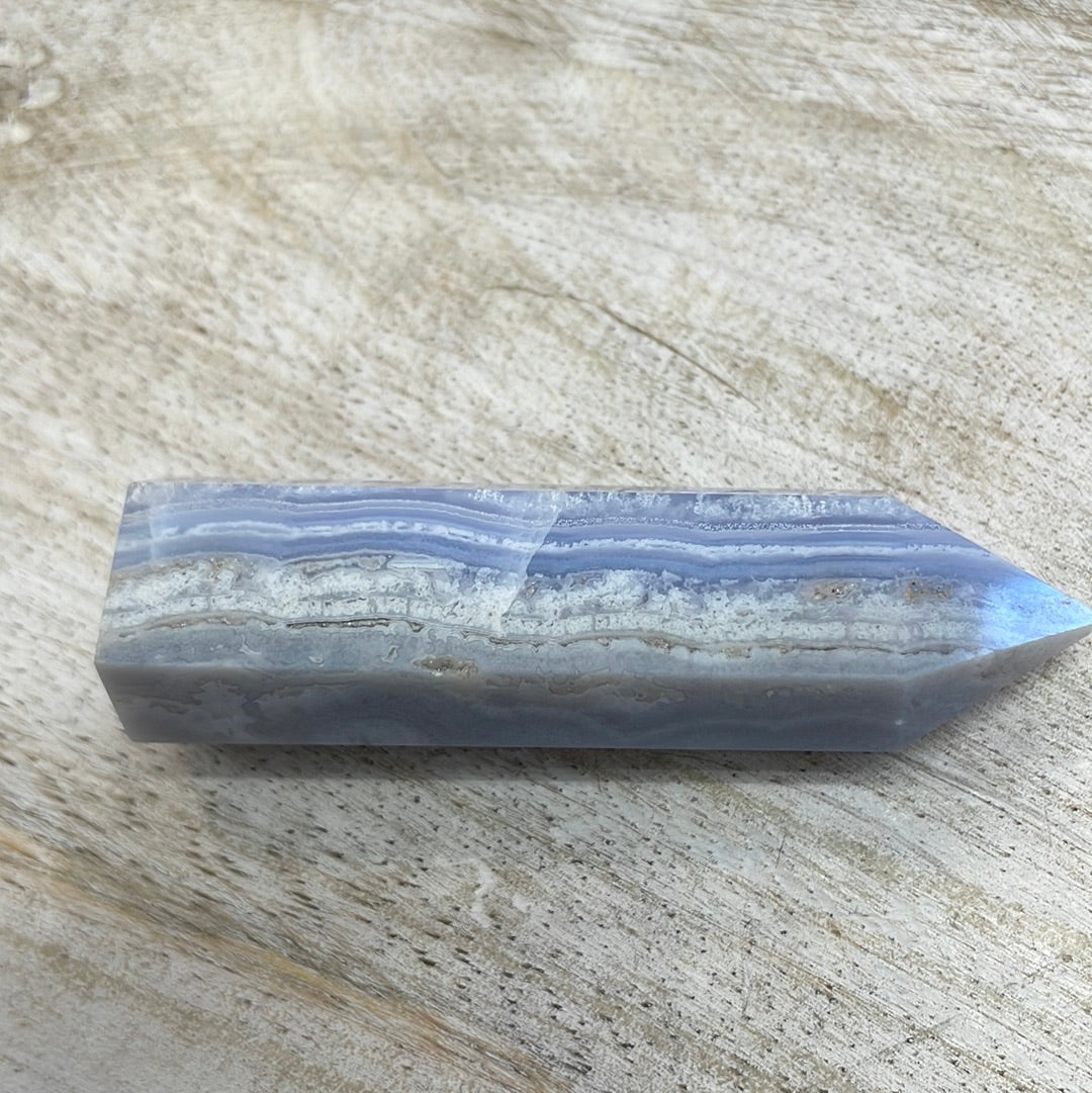 Blue Lace Agate Tower