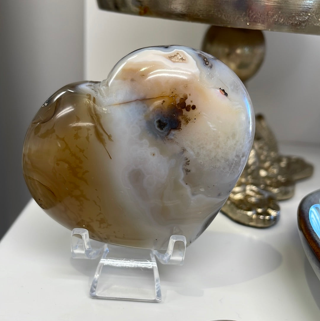 Montana Agate Heart