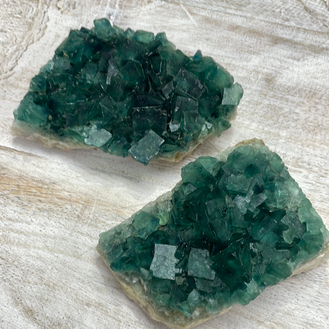 Raw Fluorite, Green