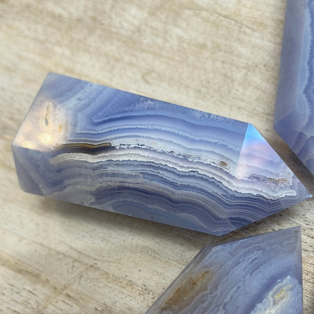 Blue Lace Agate Tower