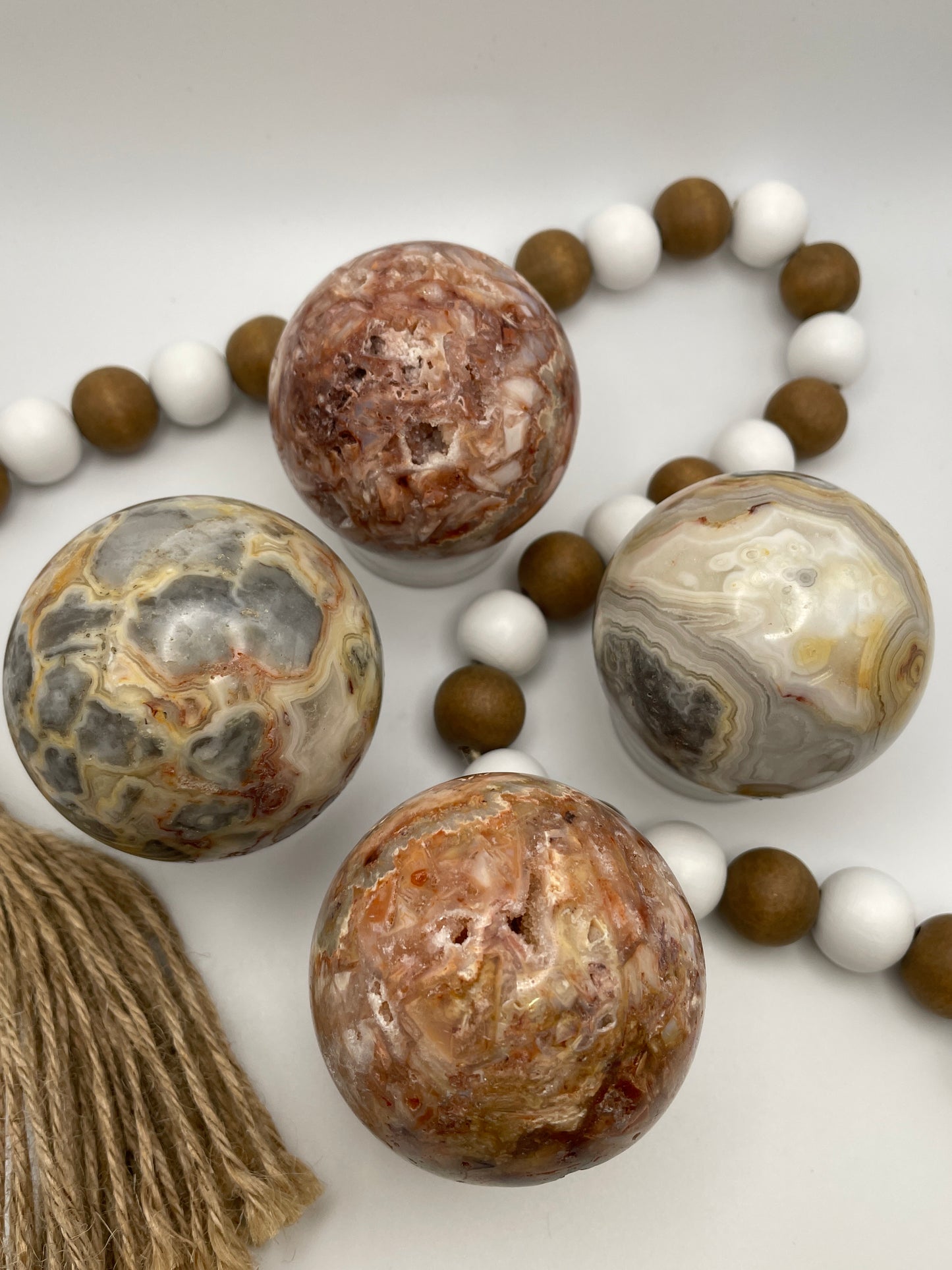 Crazy Lace Agate Sphere