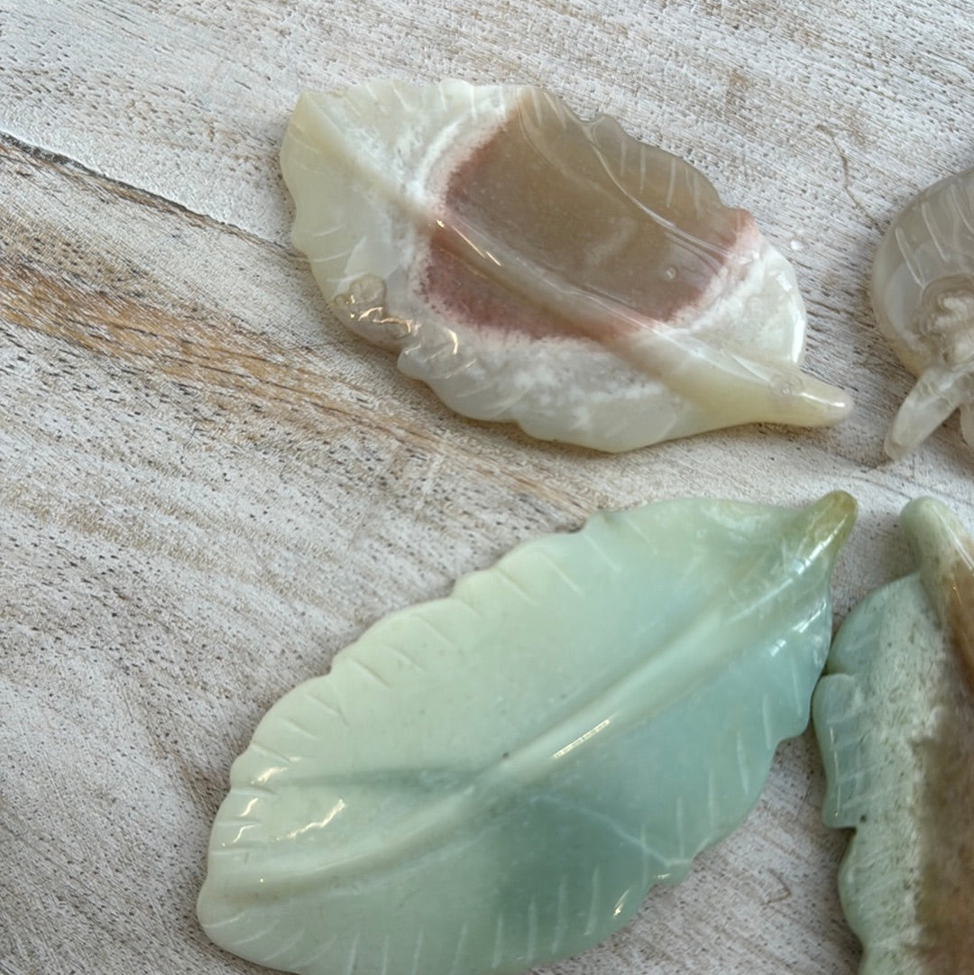 Flower Agate Feather