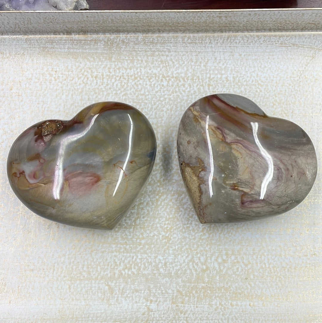 Polychrome Jasper Heart
