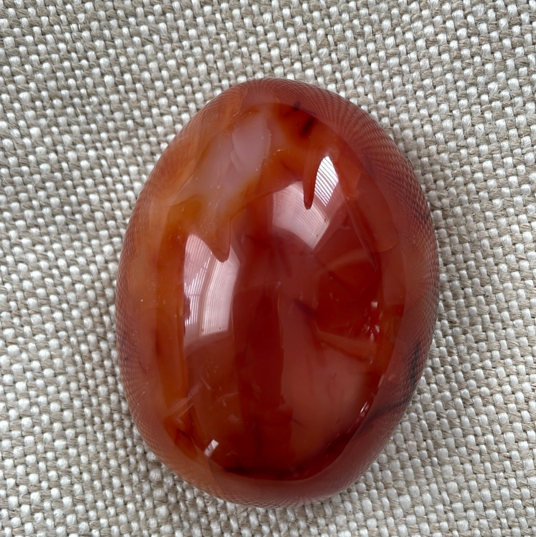 Carnelian Palm Stone