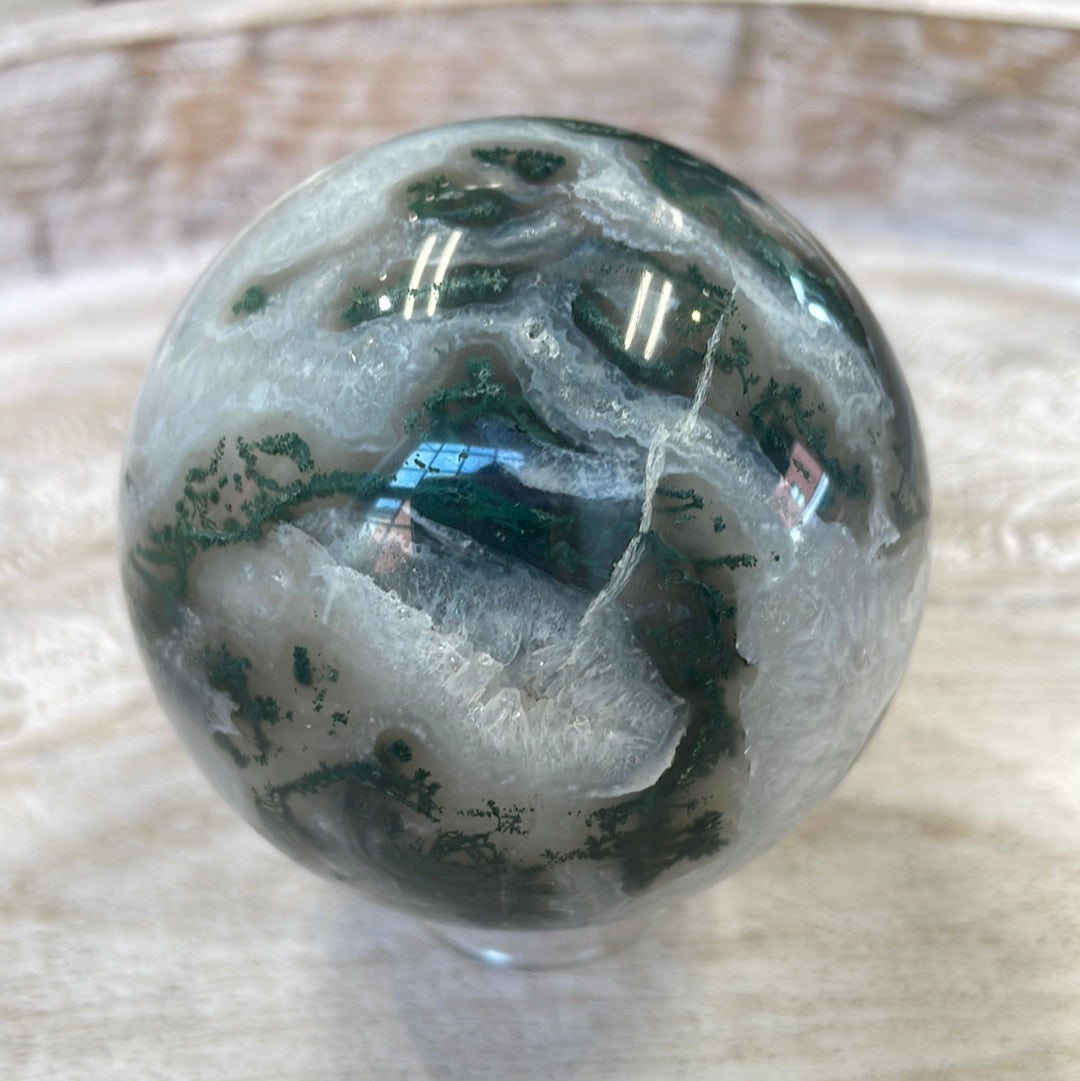 Moss Agate Sphere