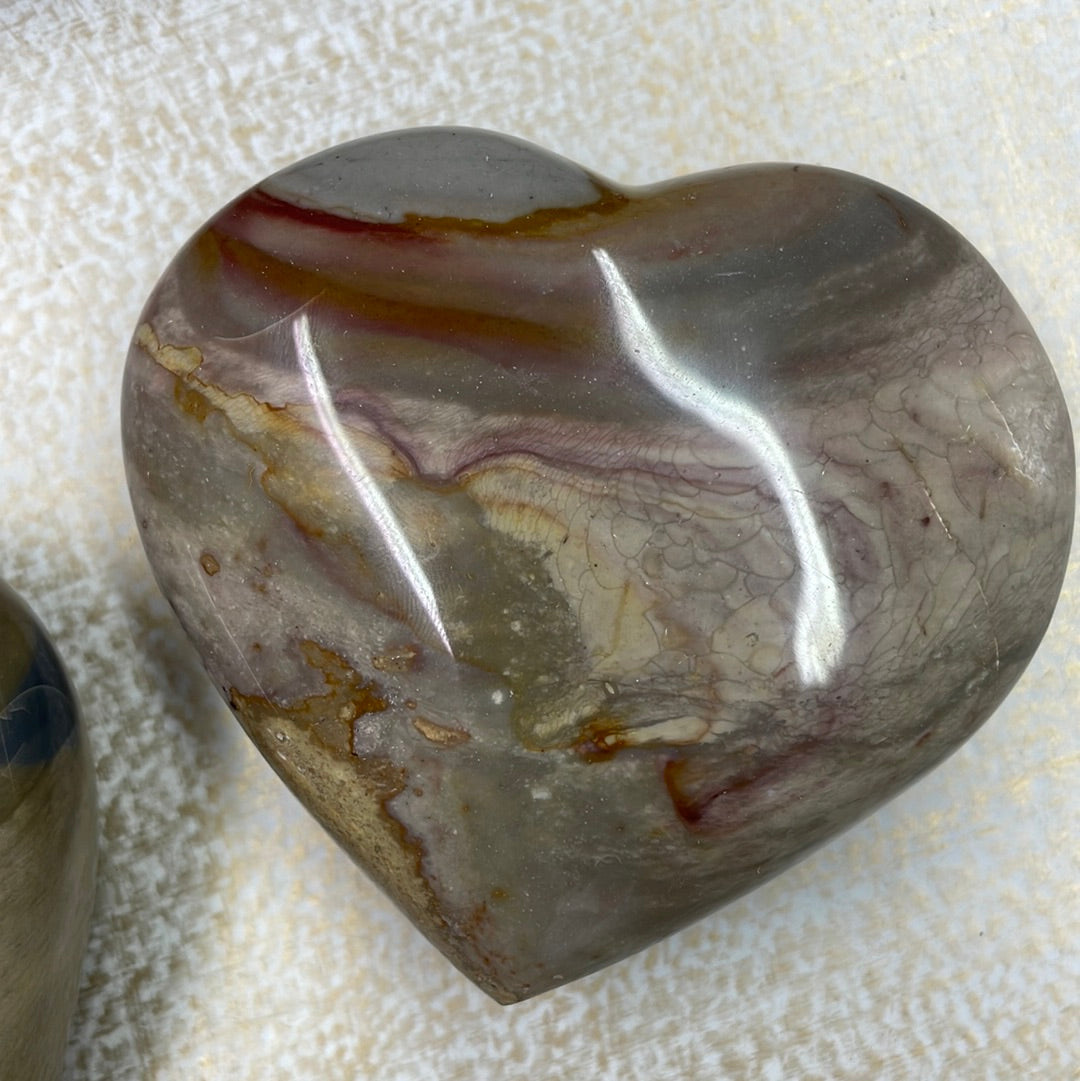Polychrome Jasper Heart