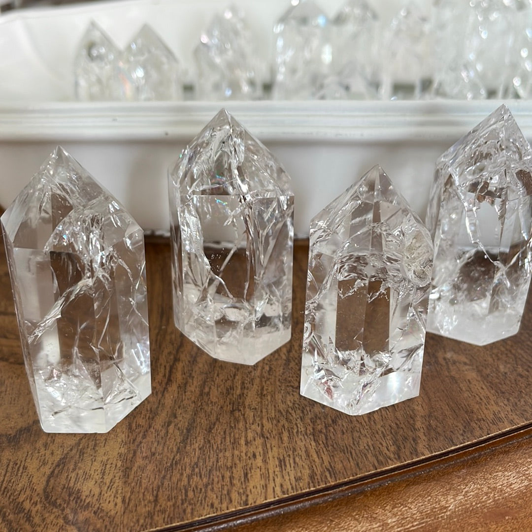 Clear Crackle Quartz