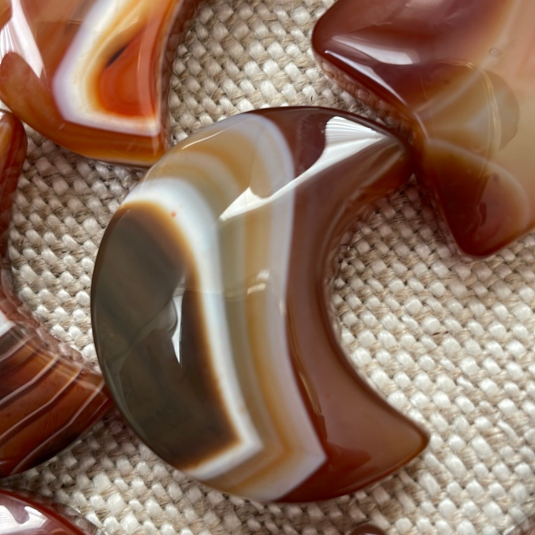 Carnelian Flower Agate