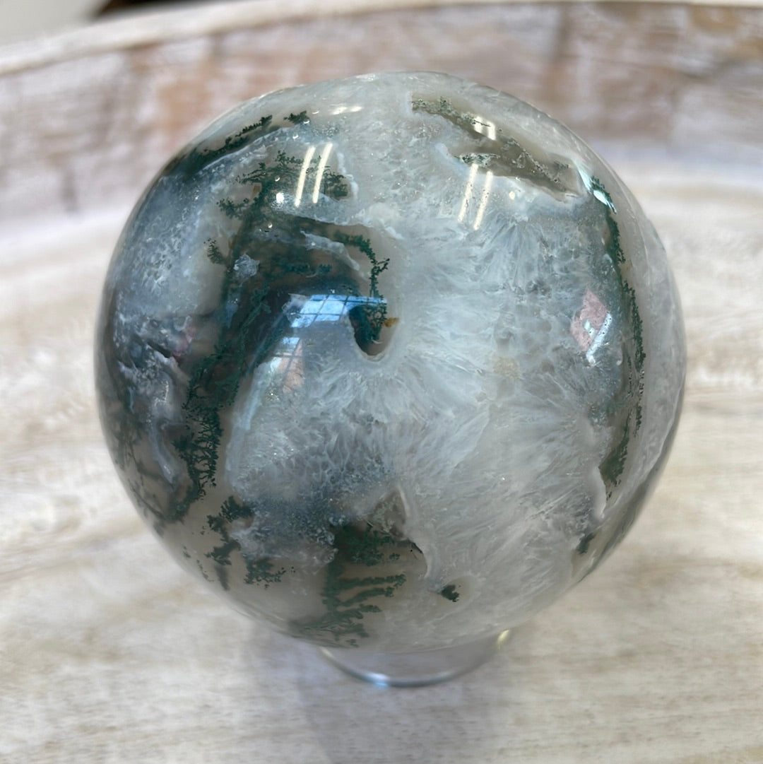 Moss Agate Sphere