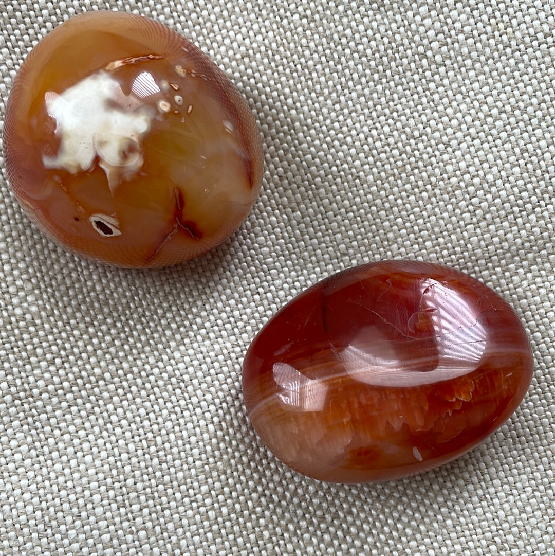Carnelian Palm Stone