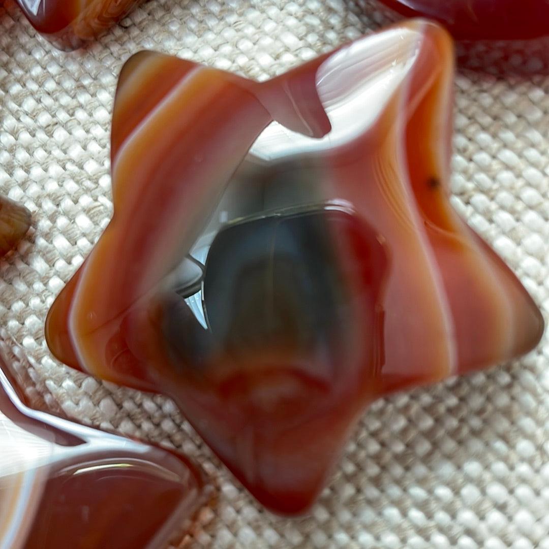 Carnelian Flower Agate