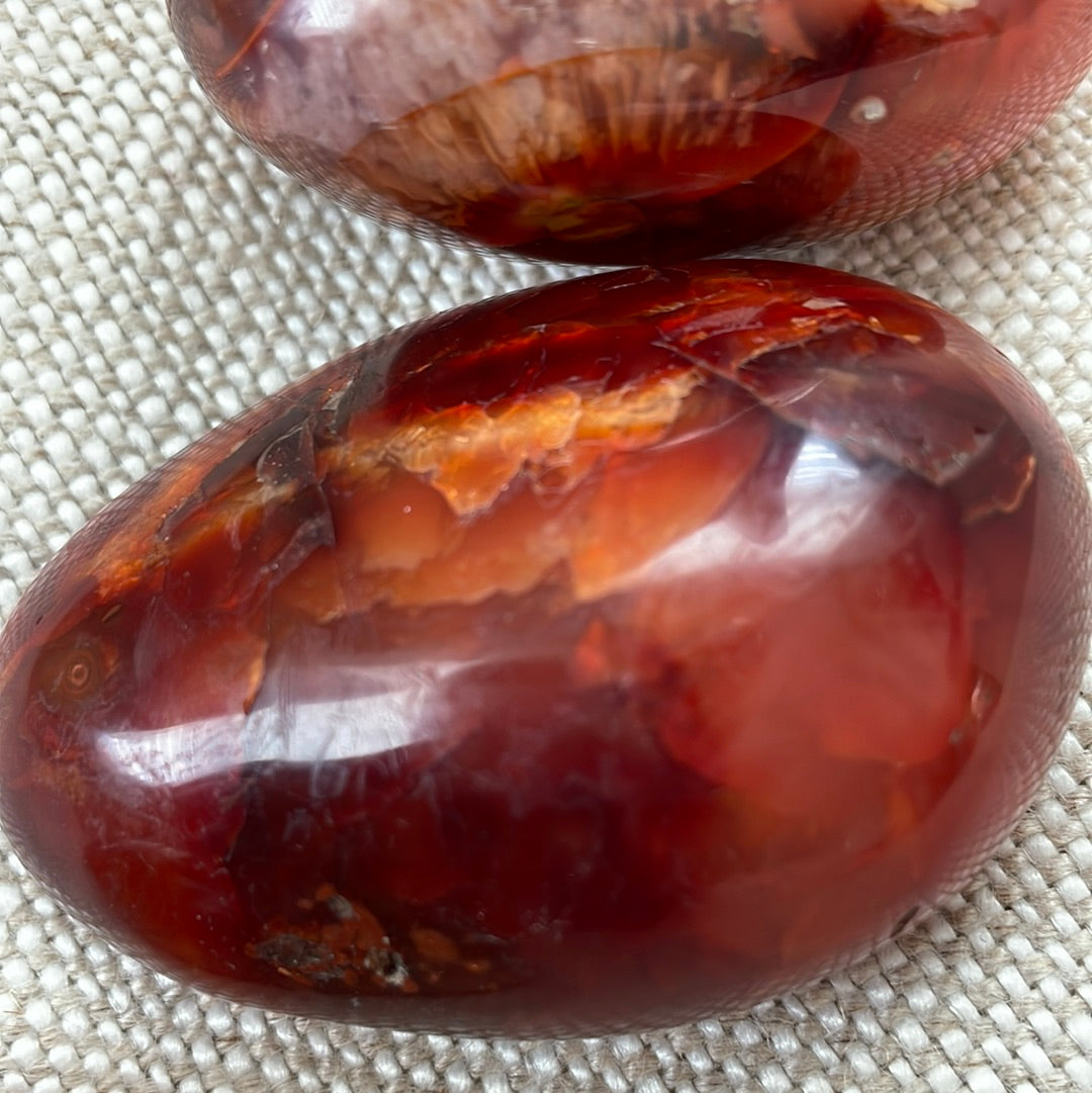 Carnelian Palm Stone
