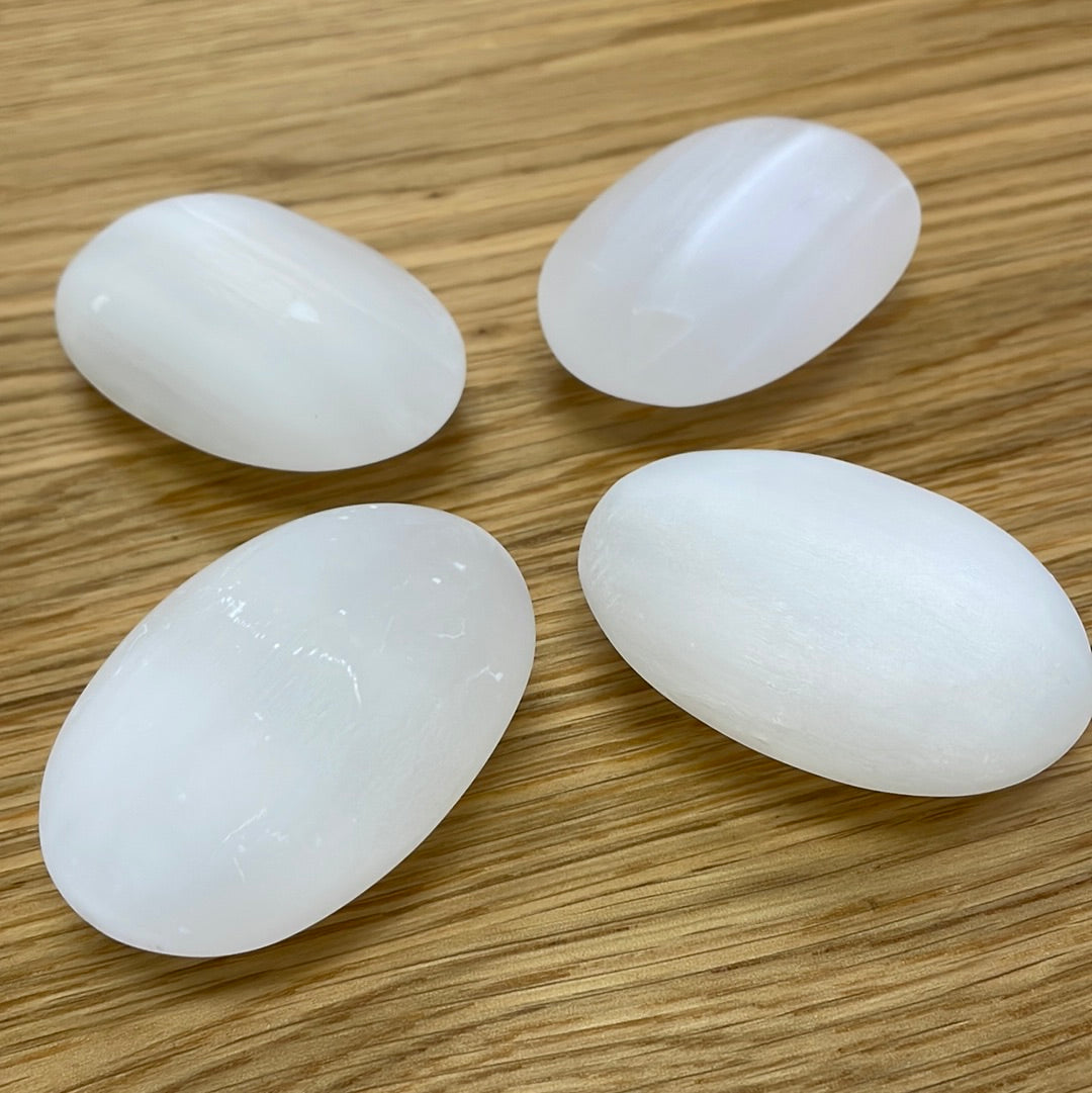 Selenite Palmstone