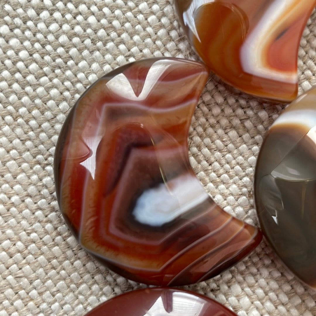 Carnelian Flower Agate