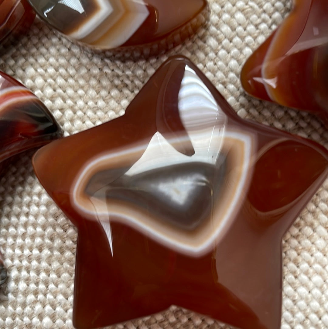 Carnelian Flower Agate