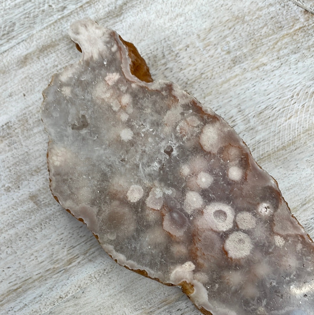 Pink Amethyst/Flower Agate Slab
