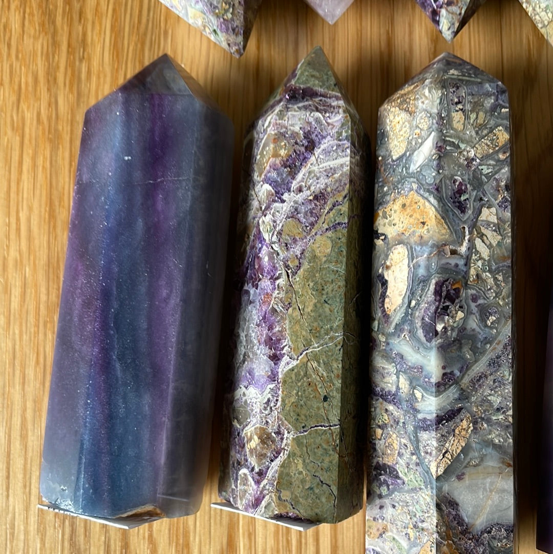 Silky Fluorite Tower