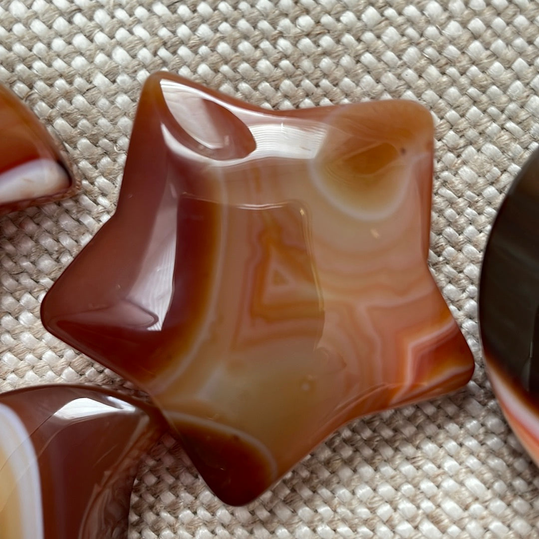 Carnelian Flower Agate