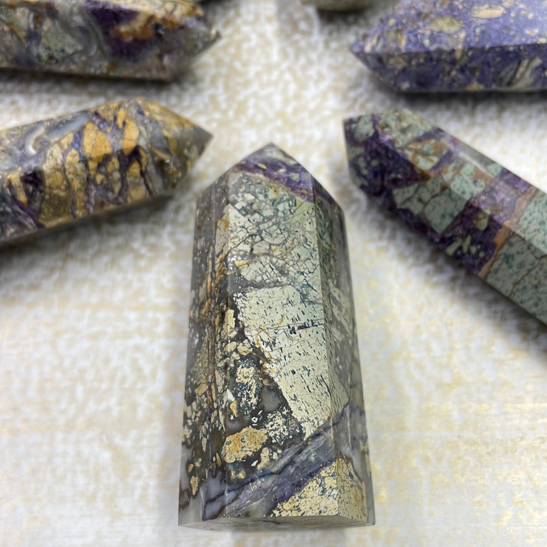 Silky Fluorite Tower