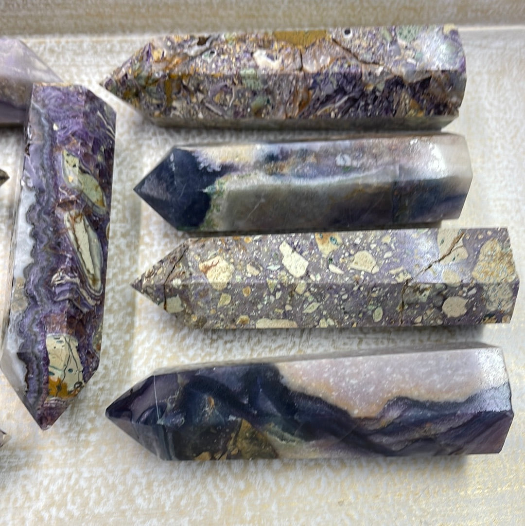 Silky Fluorite Tower