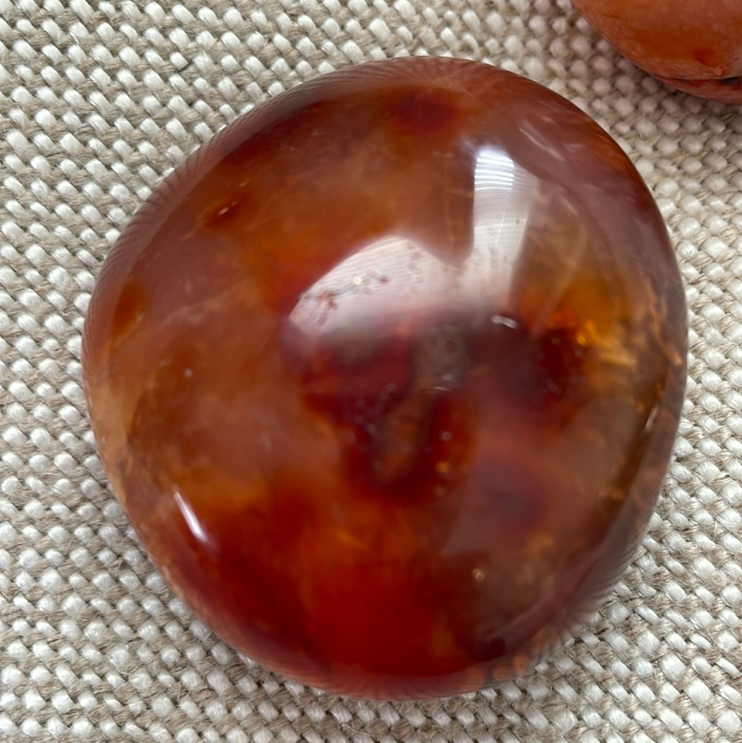 Carnelian Palm Stone