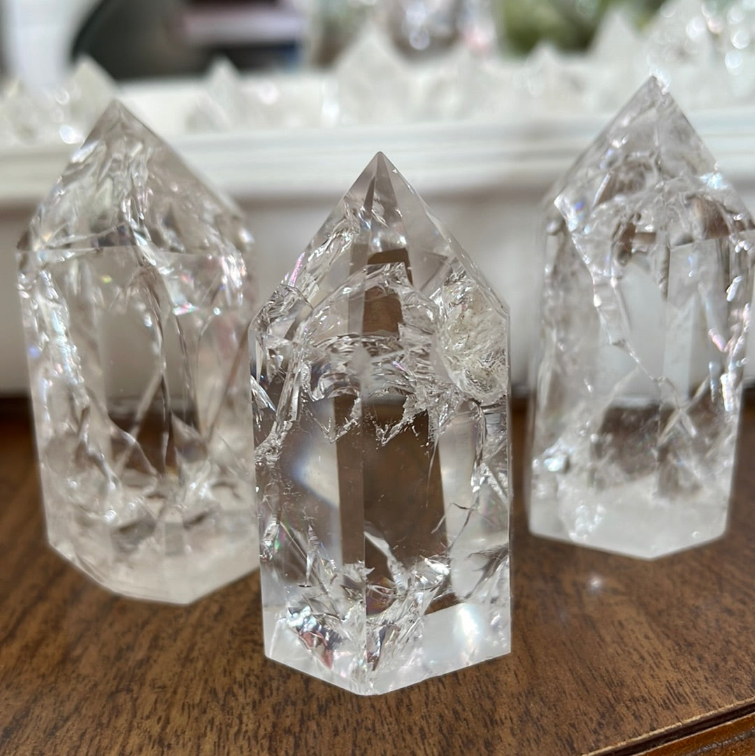 Clear Crackle Quartz