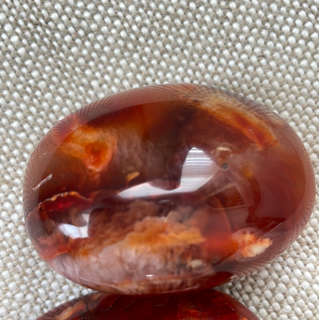 Carnelian Palm Stone