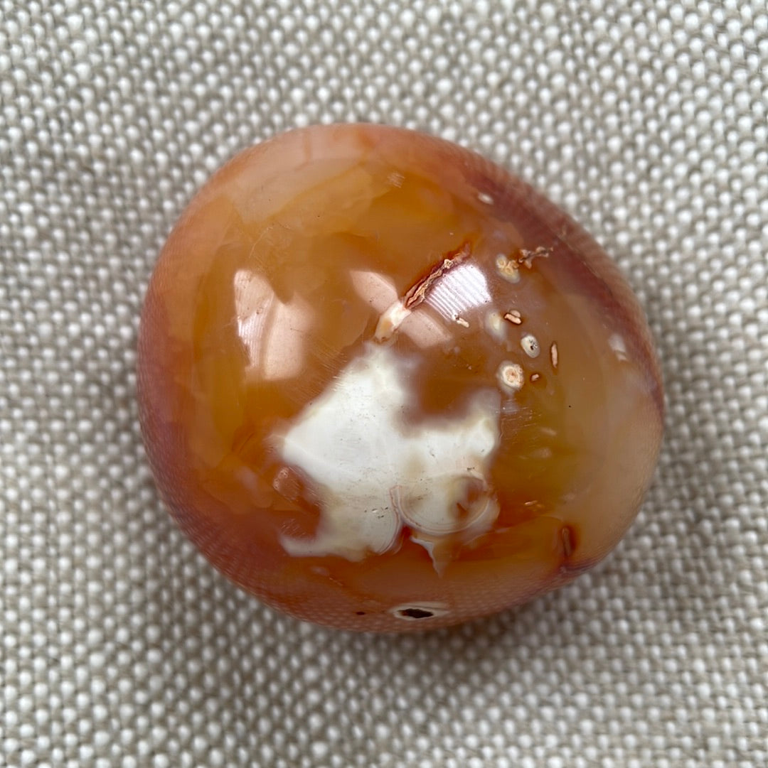 Carnelian Palm Stone