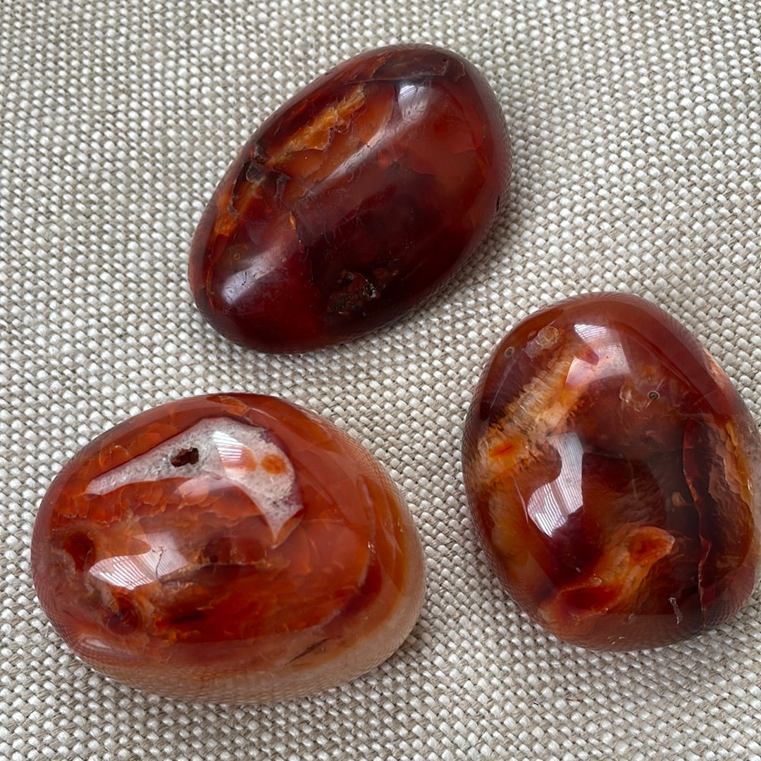 Carnelian Palm Stone