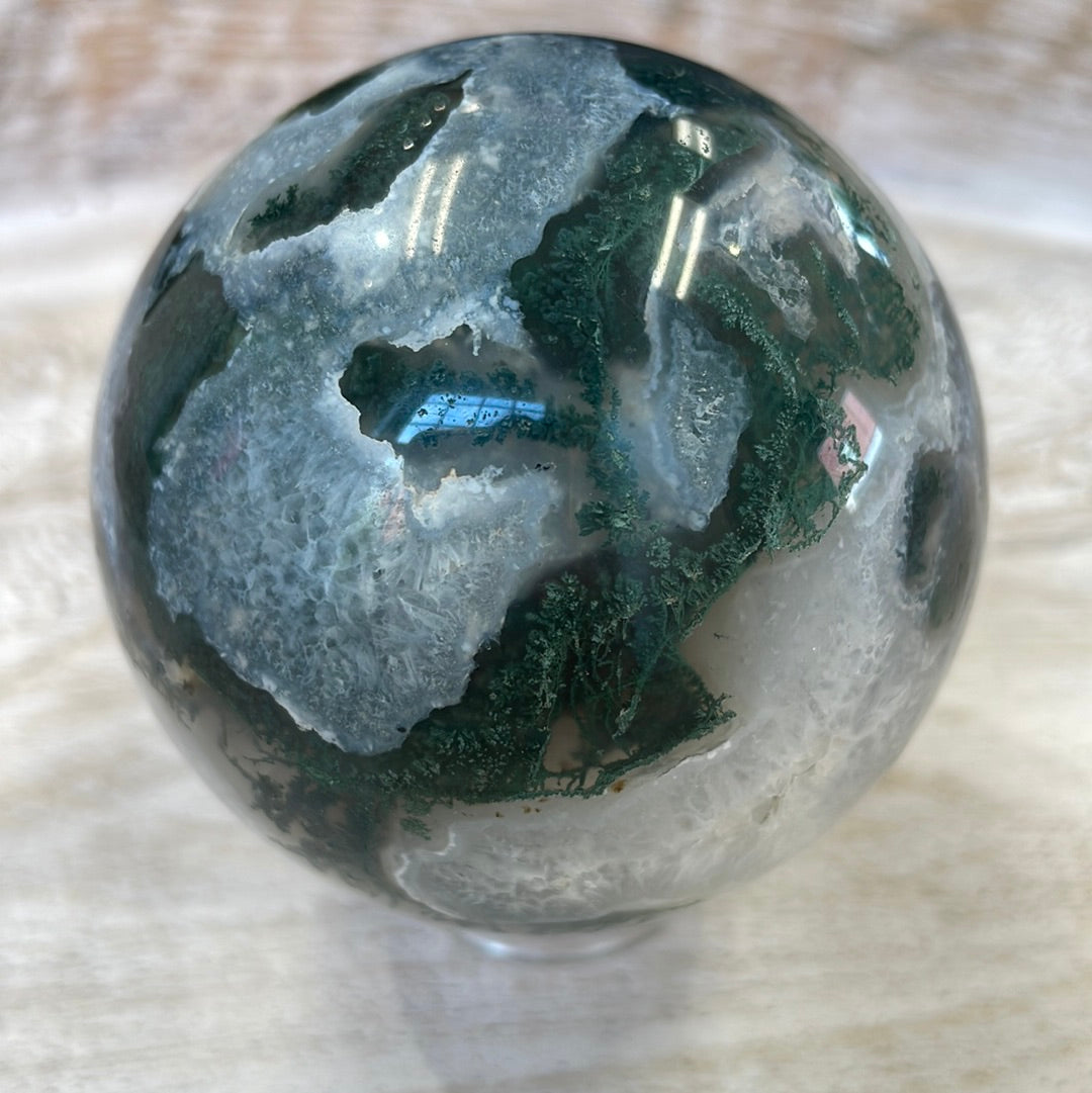 Moss Agate Sphere