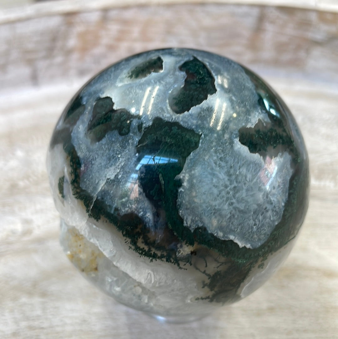 Moss Agate Sphere