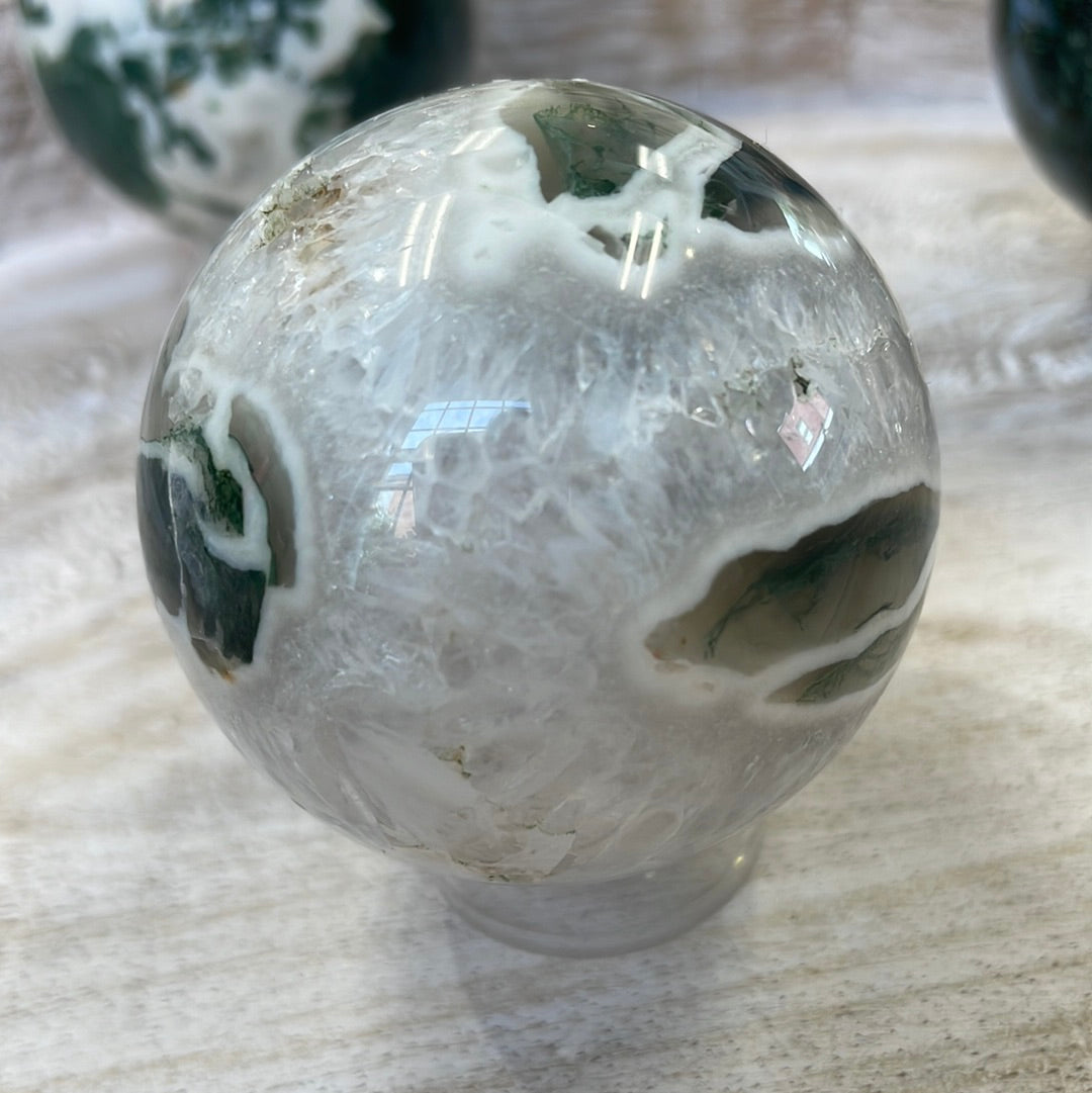 Moss Agate Sphere