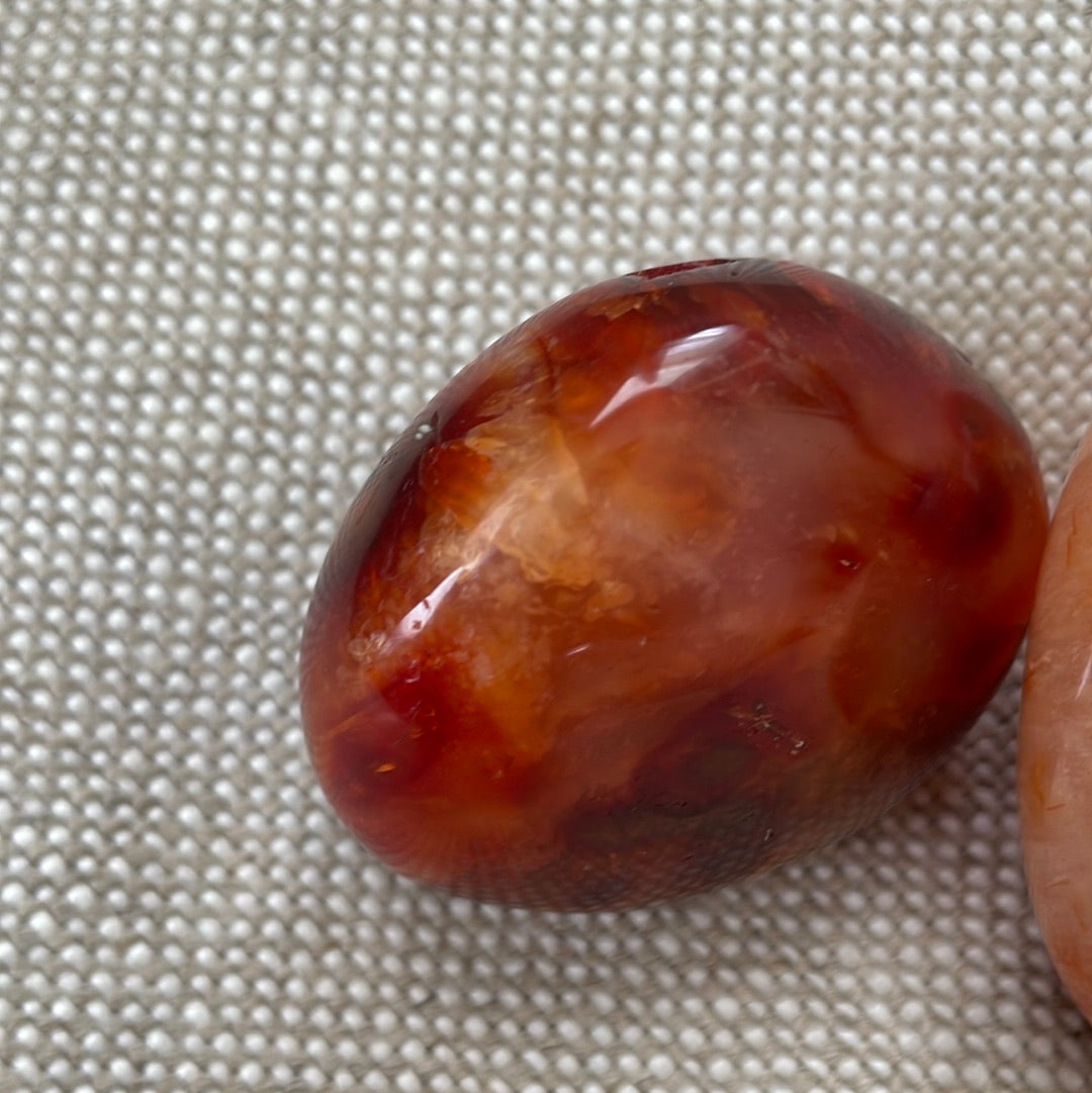Carnelian Palm Stone