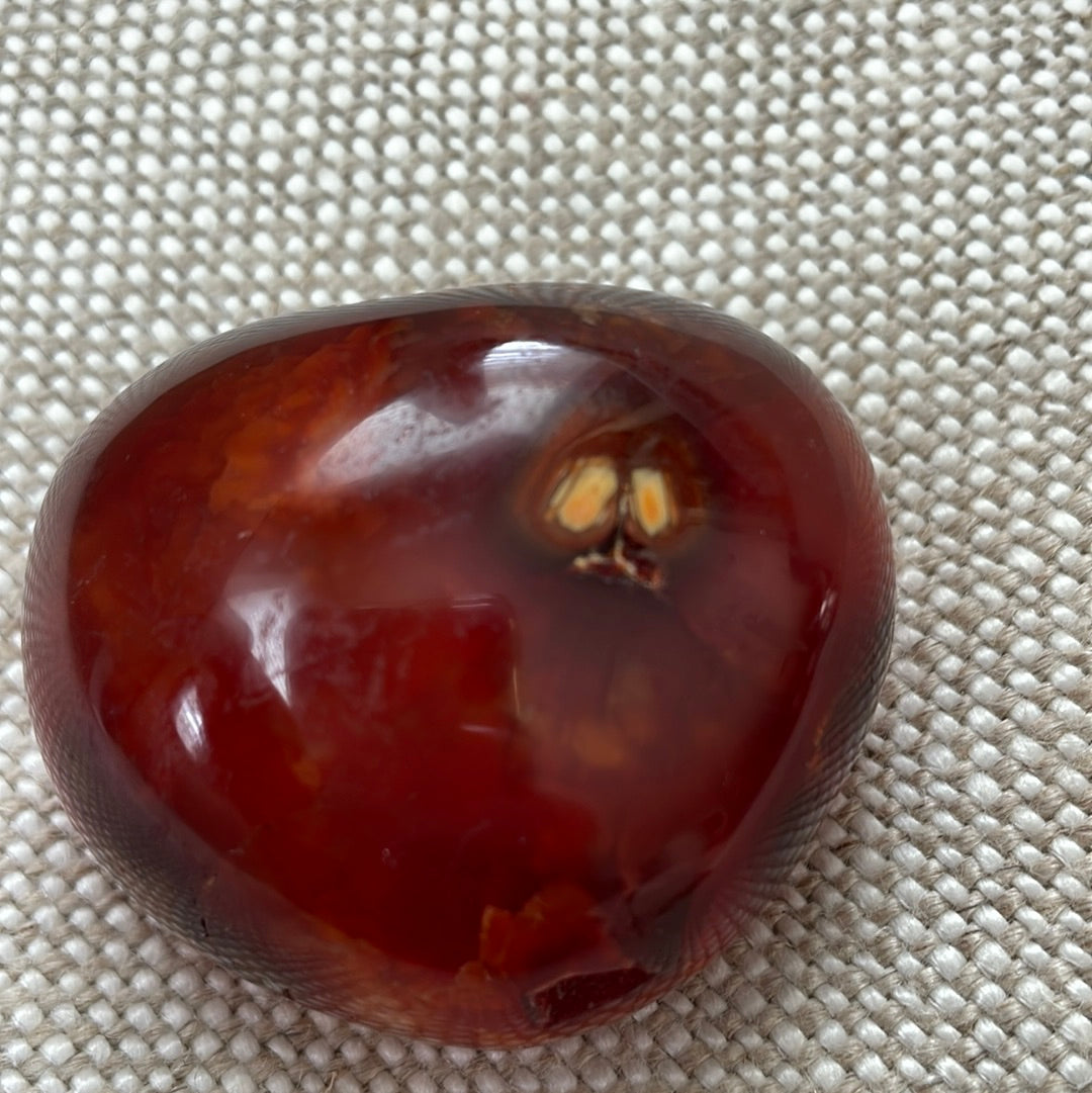 Carnelian Palm Stone