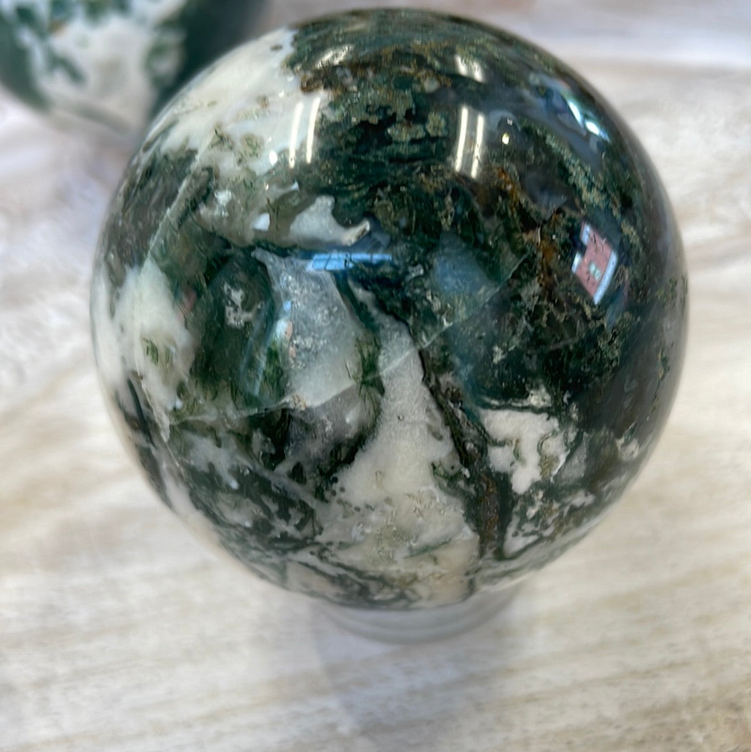 Moss Agate Sphere