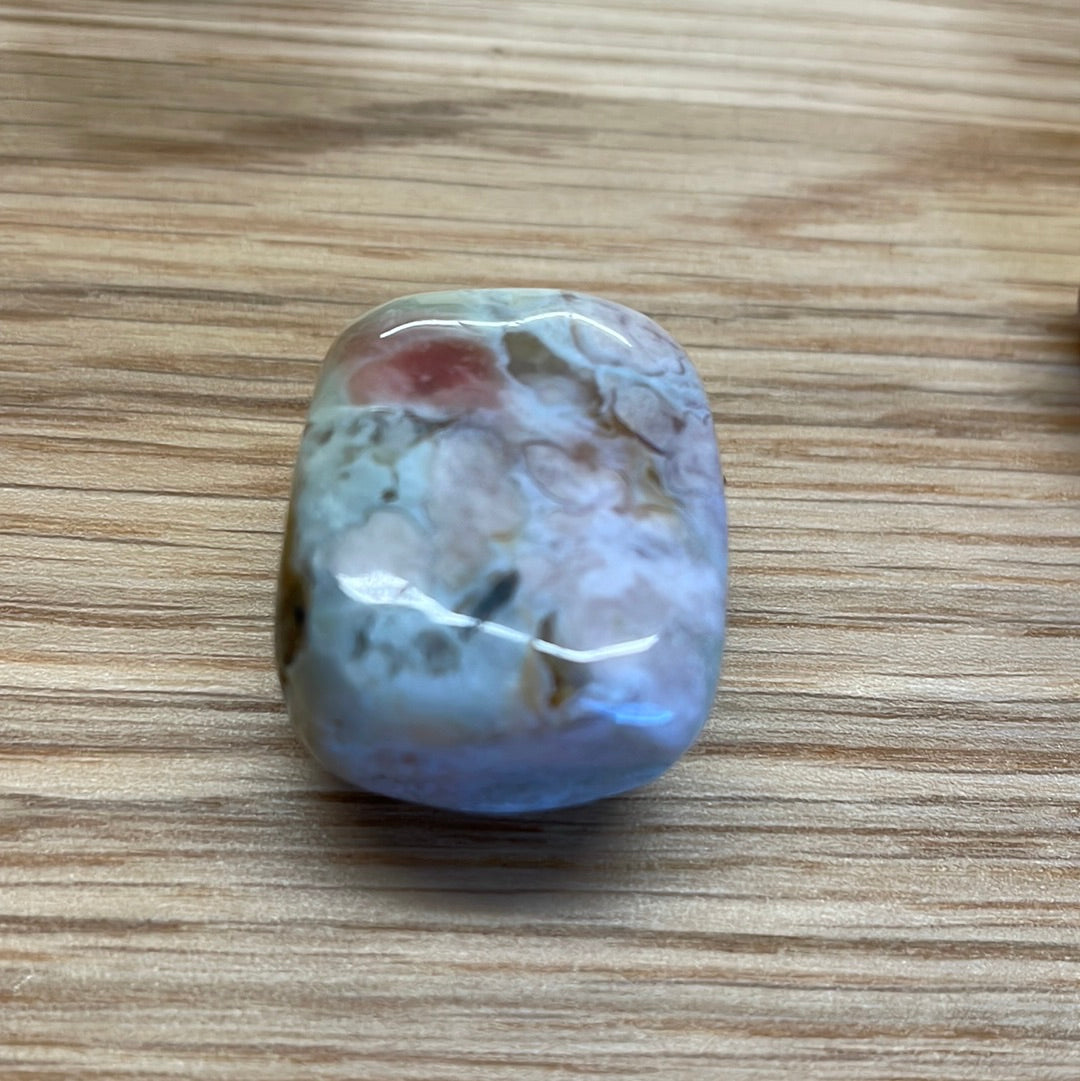 Flower Agate Cubes