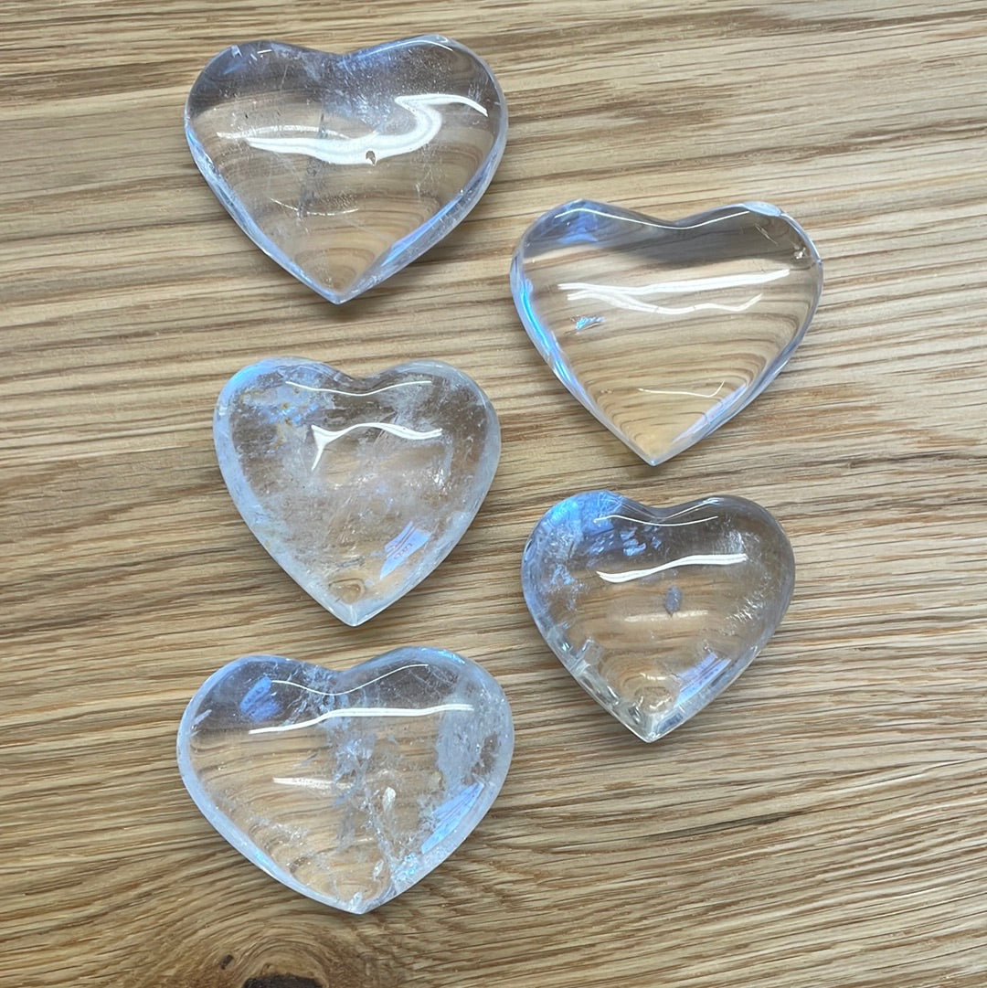 Clear Quartz Heart