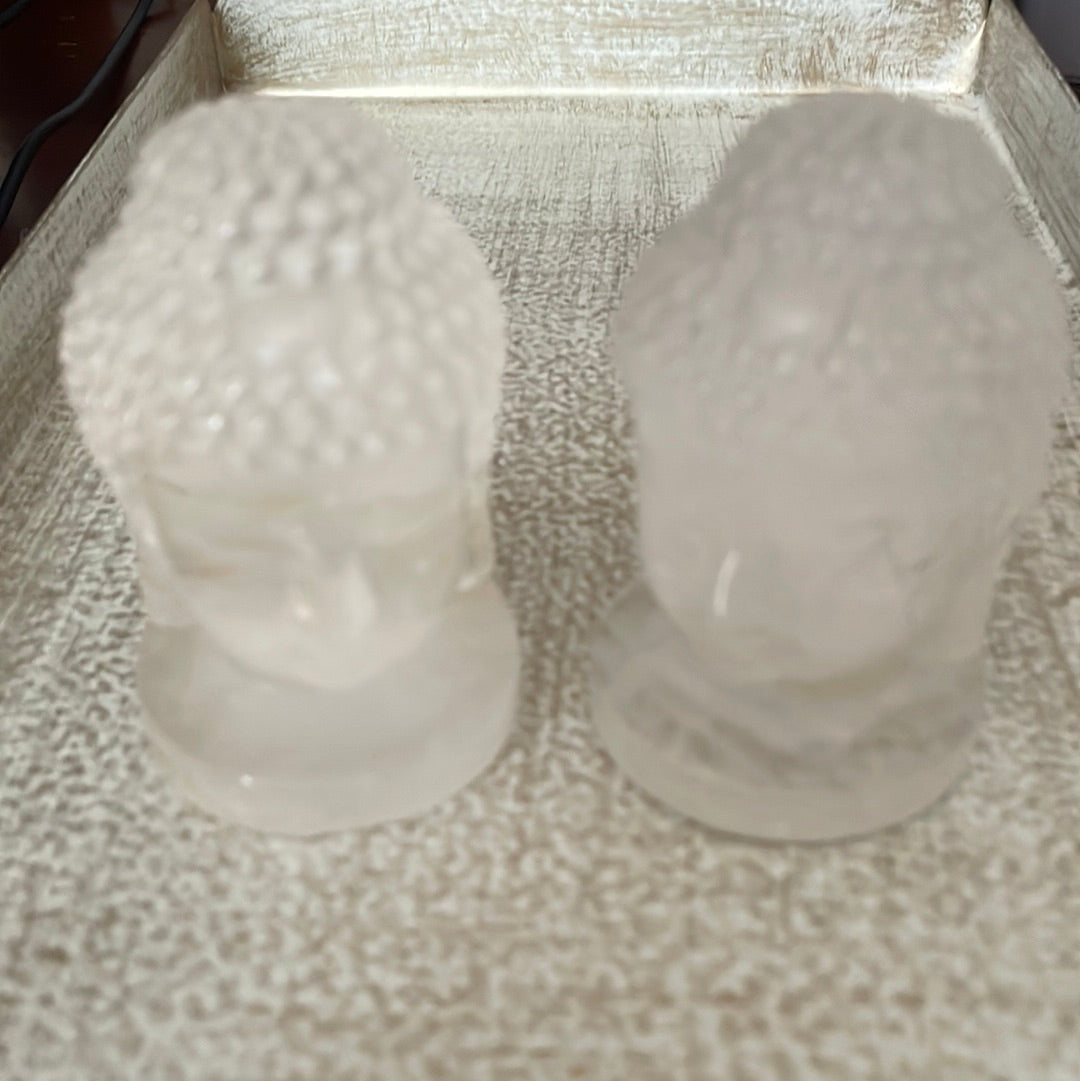 Clear Quartz Buddha Head
