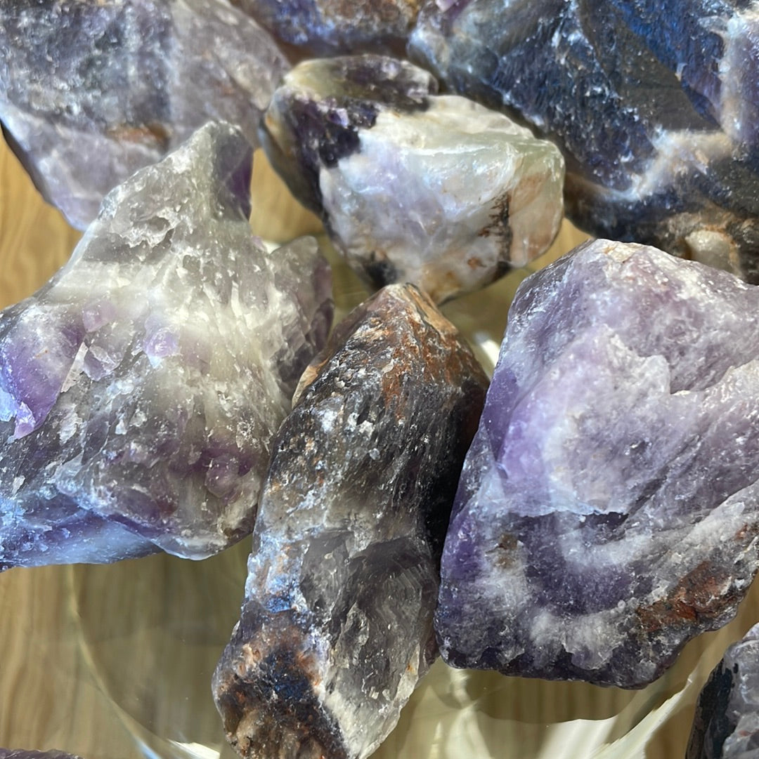 Chevron Amethyst Raw