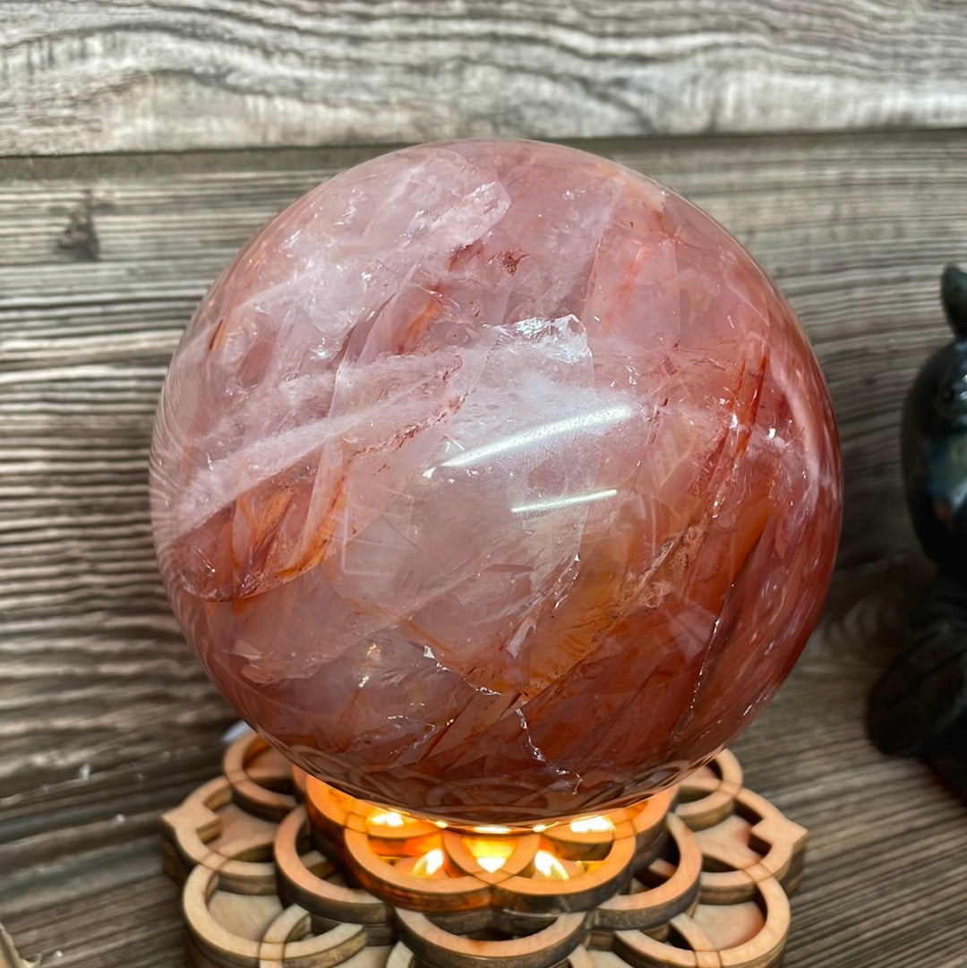 Fire Quartz Sphere